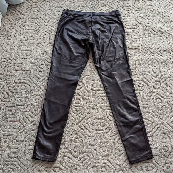 Aritzia WILFRED low rise leather pants size 10 @O - Picture 4 of 12